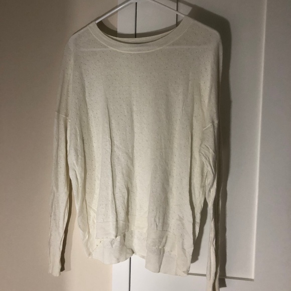 Madewell Sweaters - Madewell White Sweater - Size Medium Madewell Sweaters - Madewell White Sweater - Size Medium